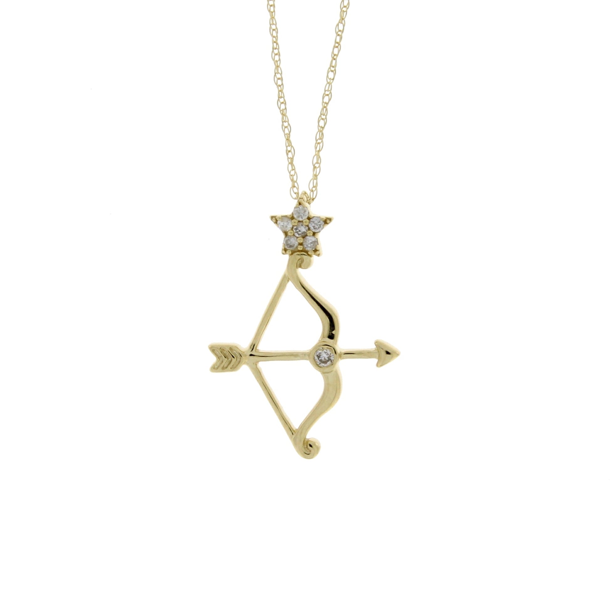 Genuine .07ct Diamond Fashion Pendants 14KT Yellow Gold Bids.com