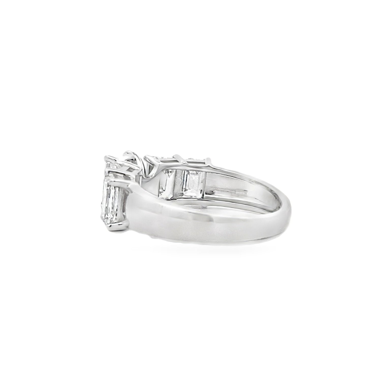 4.00ct Lab Grown Diamond Eng Only 14KT White Gold Bids.com
