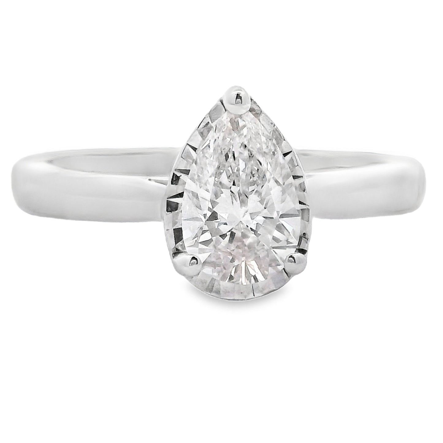 Genuine .75ct Lab Grown Diamond  10KT White Gold Bids.com