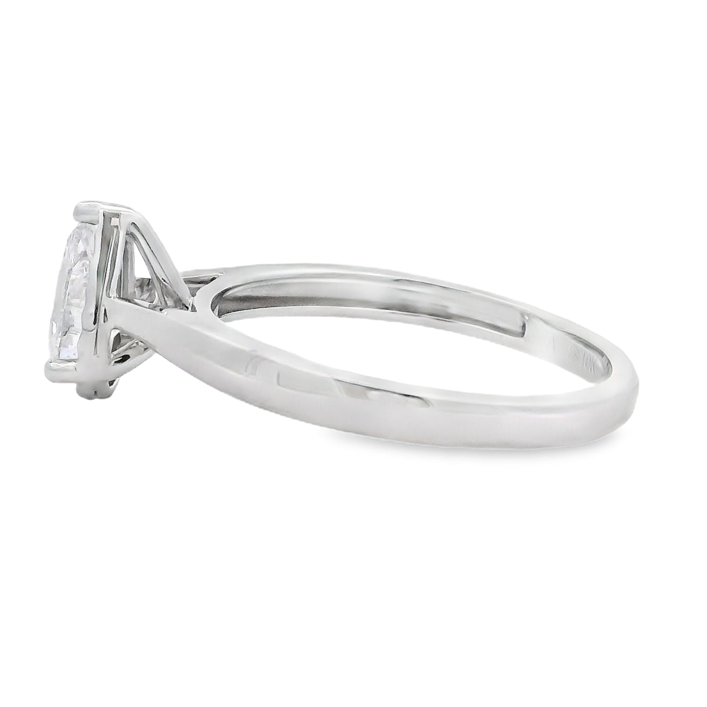 Genuine .50ct Lab Grown Diamond  10KT White Gold Bids.com