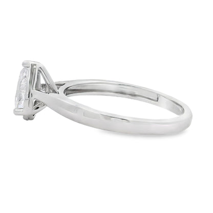 Genuine .50ct Lab Grown Diamond  10KT White Gold Bids.com