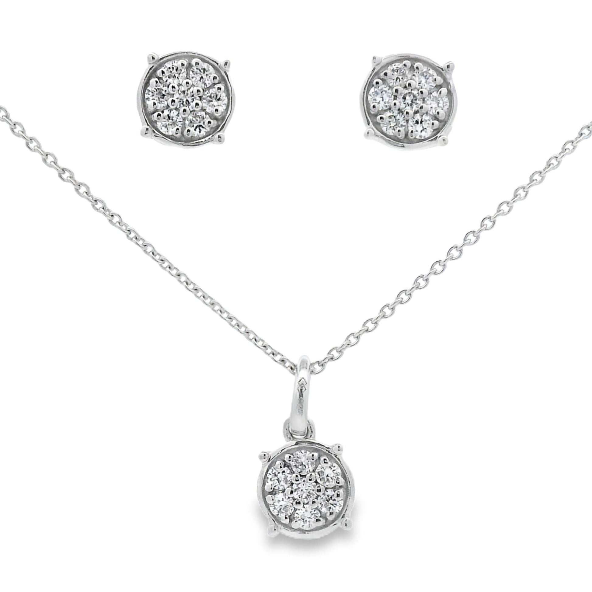 .63ct Lab Grown Diamond Jewelry sets Sterling Silver Bids.com