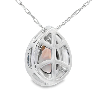 .39ct Quartz Diamond Fashion Pendants 10KT White Gold Bids.com