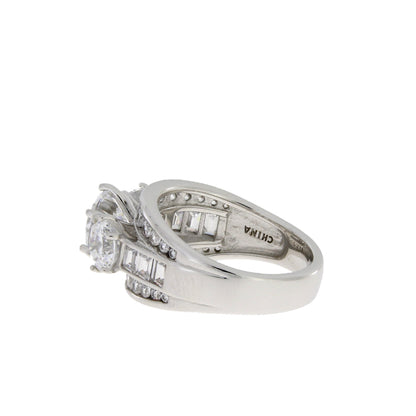 Natural Cubic Zirconium CZ SS Bridal Sterling Silver Bids.com