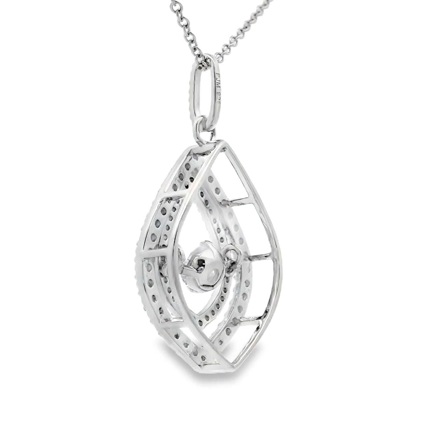 Natural Cubic Zirconia Fashion Pendants Sterling Silver Bids.com