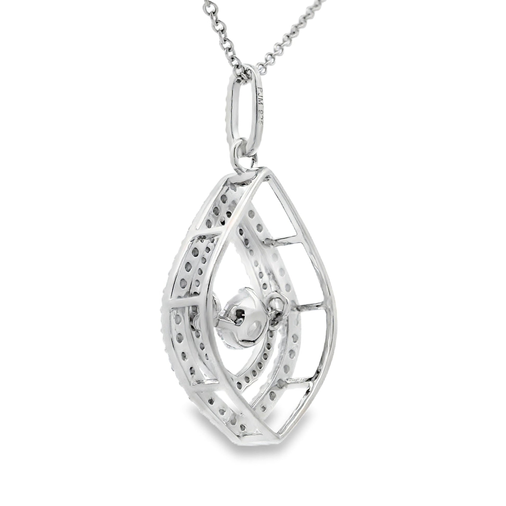 Natural Cubic Zirconia Fashion Pendants Sterling Silver Bids.com