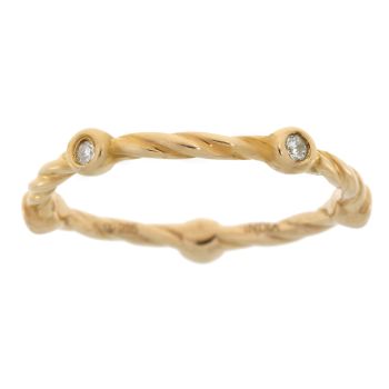 .07ct Diamond stackable band set Sterling Silver Bids.com