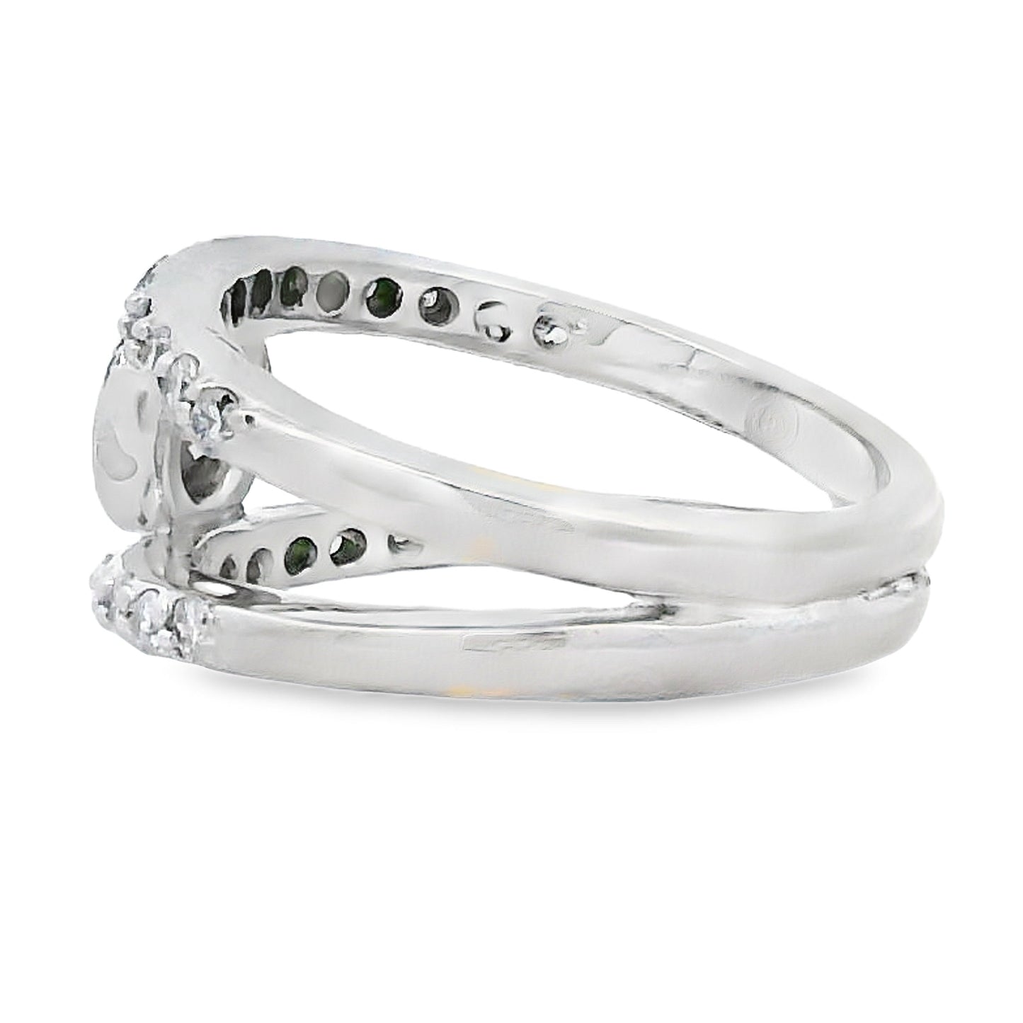 Natural .90ct Diamond Diamond Ring 14KT White Gold Bids.com