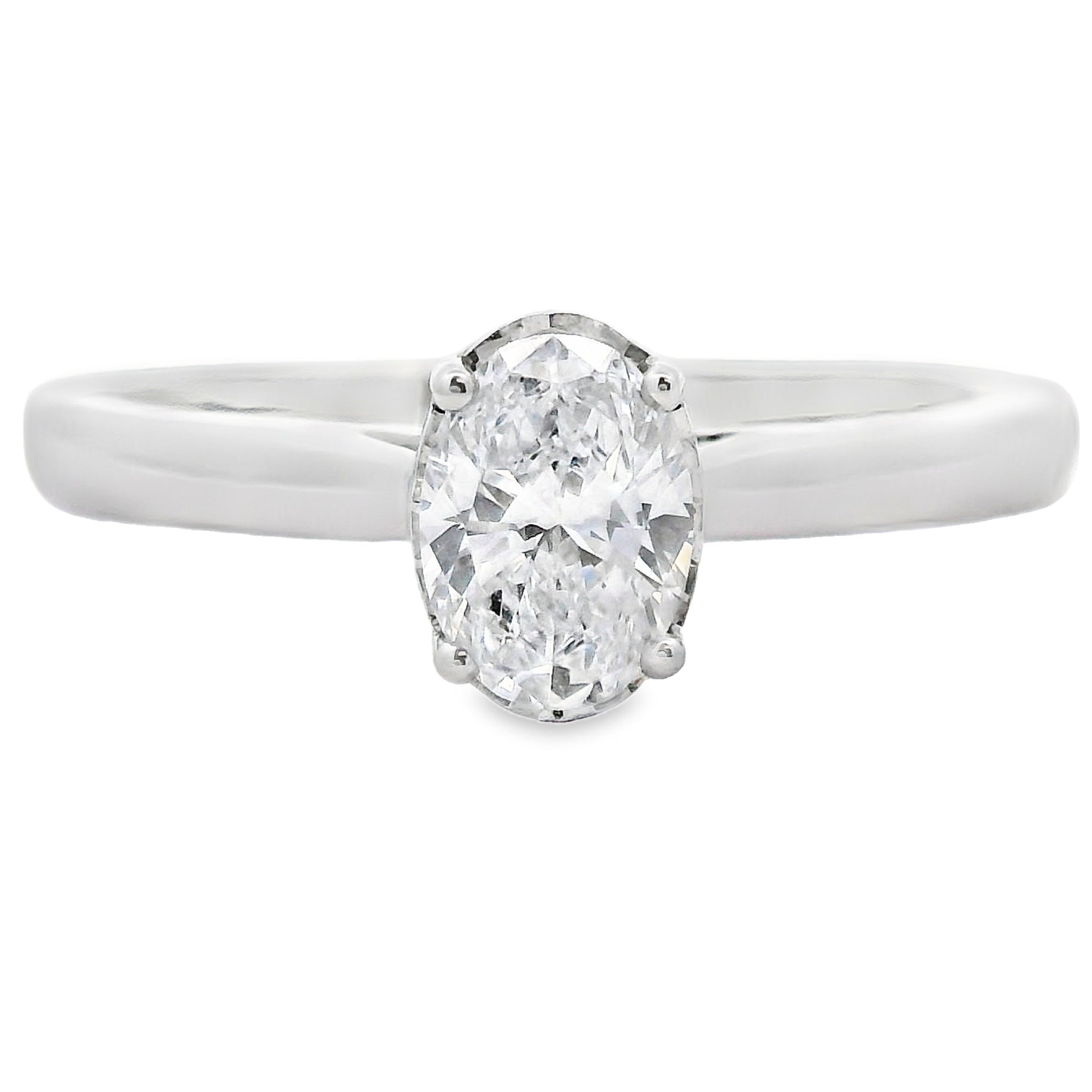 Genuine .50ct Lab Grown Diamond  10KT White Gold Bids.com