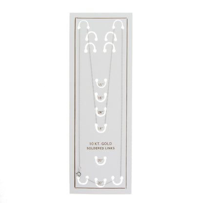 Womens chains 10KT White Gold Bids.com