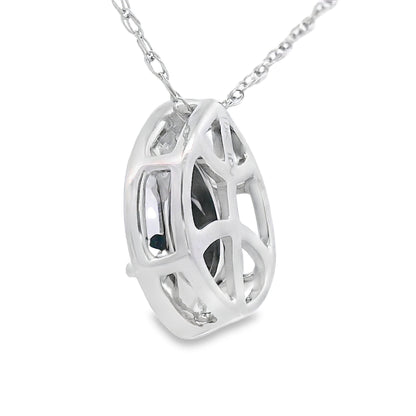 .03ct Onyx Diamond Fashion Pendants 10KT White Gold Bids.com