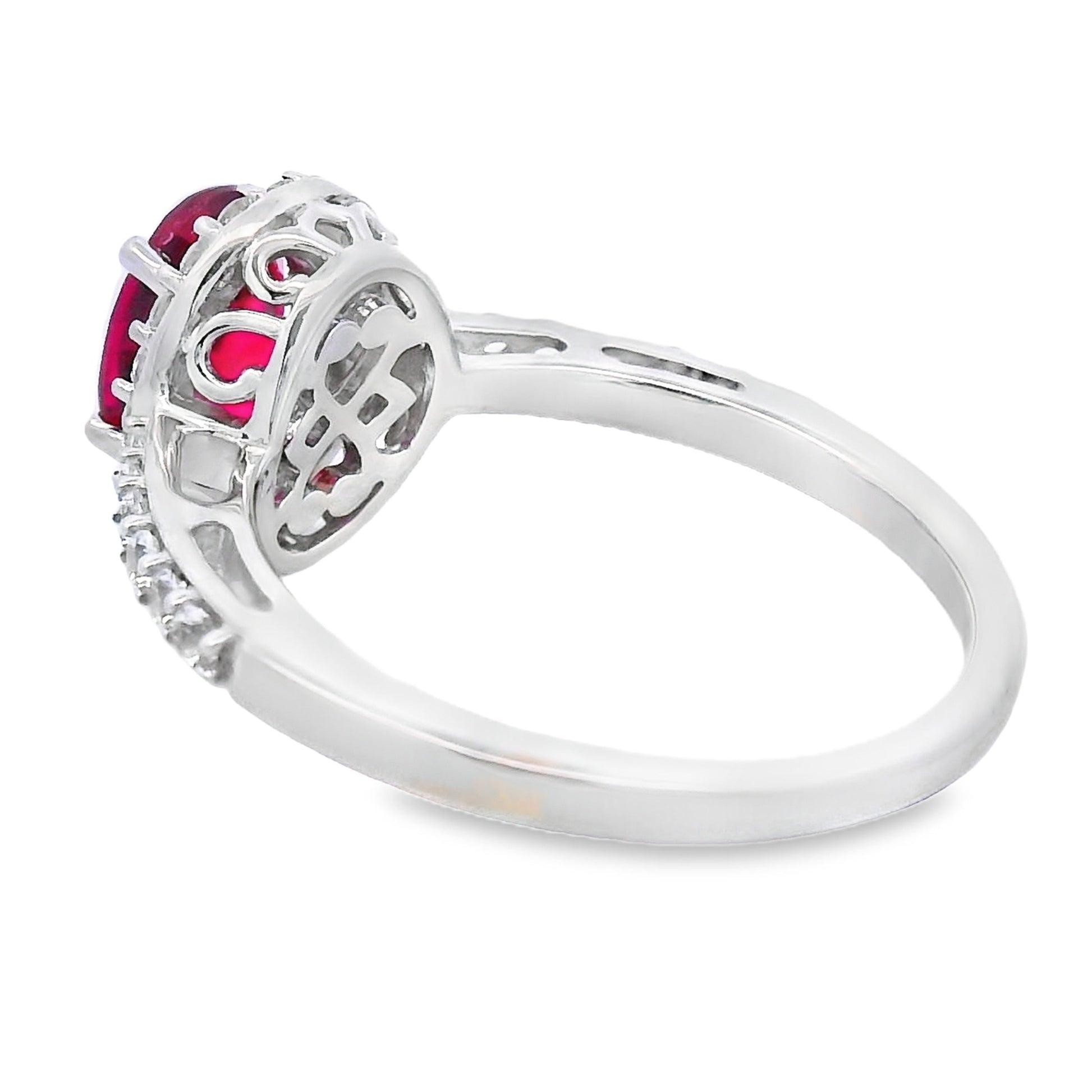 Created Ruby Created Sapphire Ring Sterling Silver Bids.com
