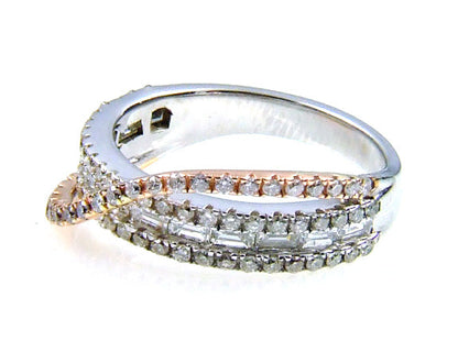 Natural 1.00ct Diamond Ring 14KT White Gold Bids.com