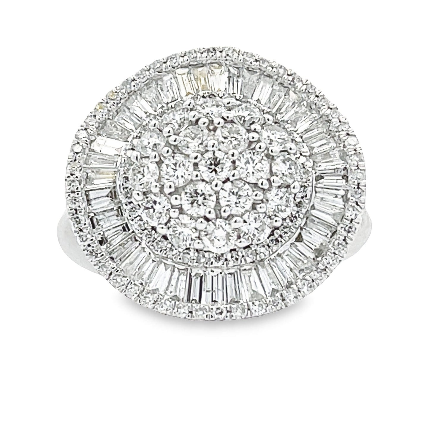 Genuine 2.00ct Diamond Ring 14KT White Gold Bids.com