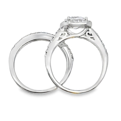 Genuine Cubic Zirconia CZ SS Bridal Sterling Silver Bids.com