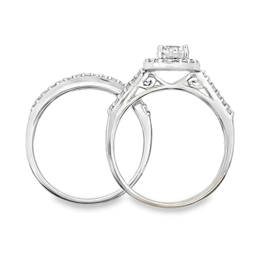 Natural Cubic Zirconia CZ SS Bridal Sterling Silver Bids.com