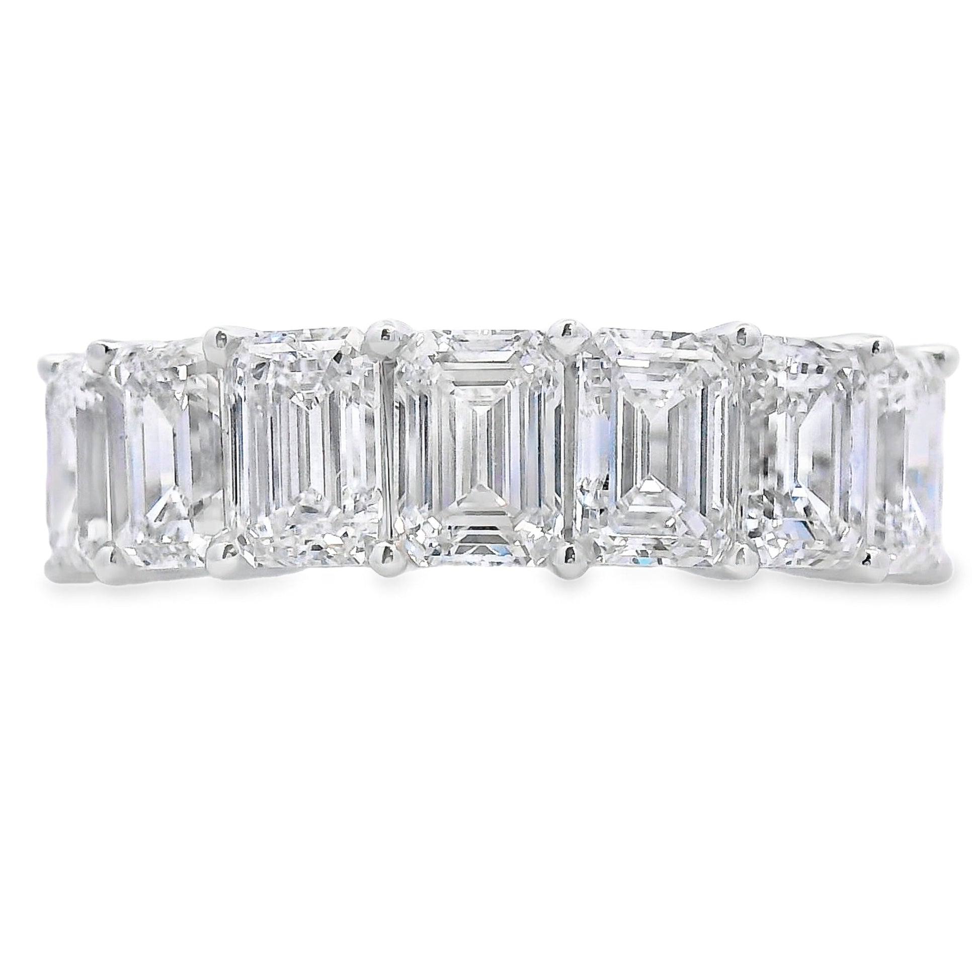 Lab Grown Diamond Fashion band rings 14KT White Gold Bids.com