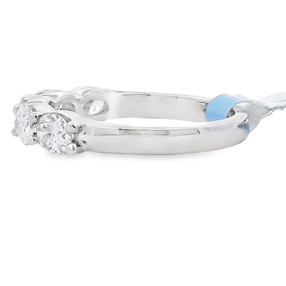 Lab Grown Diamond Wedding Band Ring 14KT White Gold Bids.com
