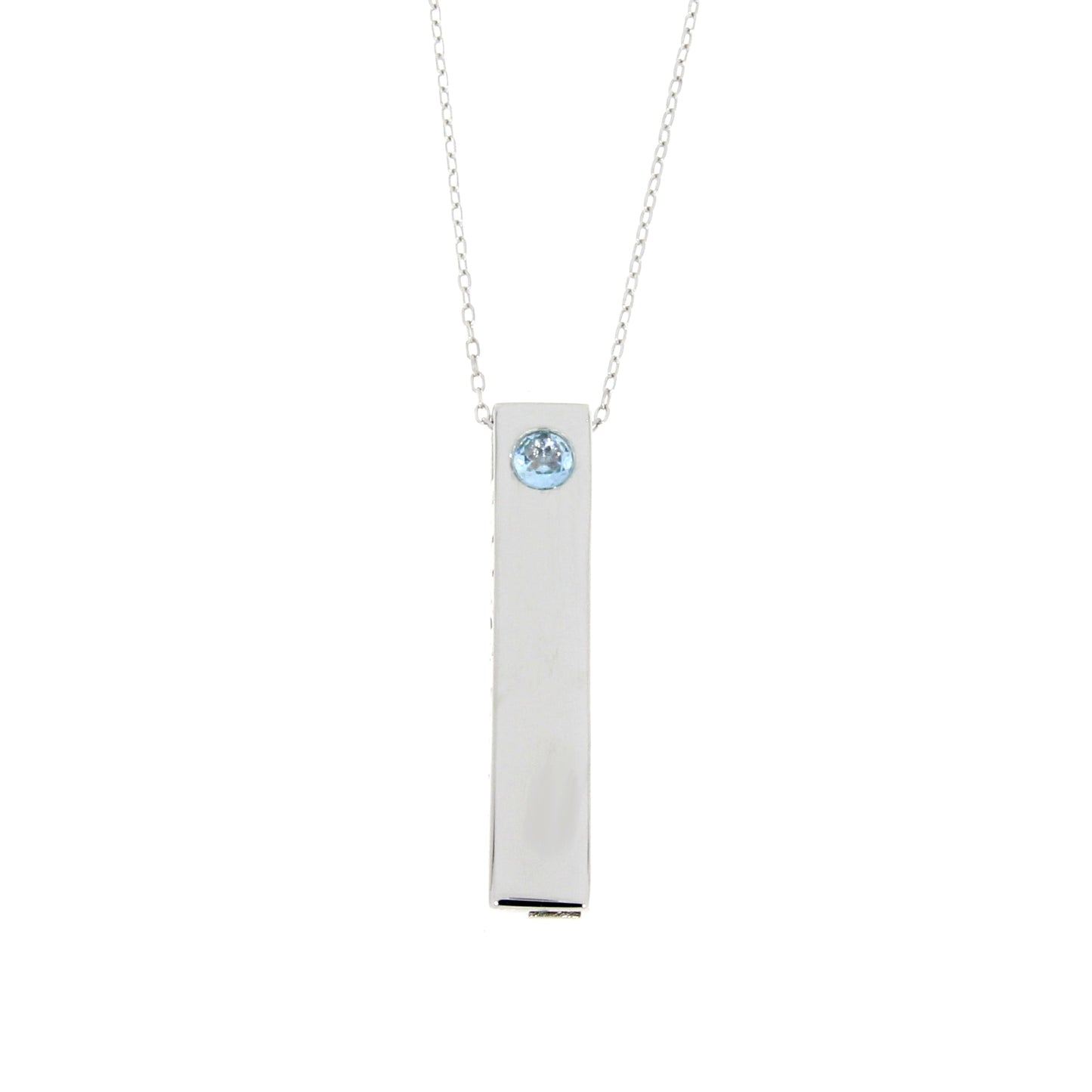 Natural Blue Topaz Fashion Pendants Sterling Silver Bids.com