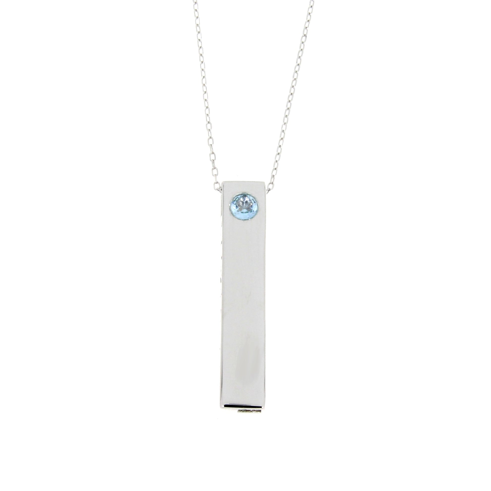 Natural Blue Topaz Fashion Pendants Sterling Silver Bids.com