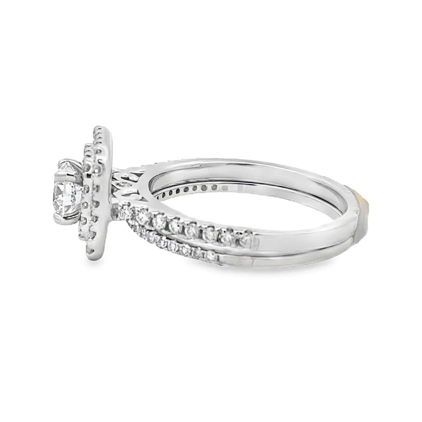 Lab Grown Diamond Fashion band rings 14KT White Gold Bids.com