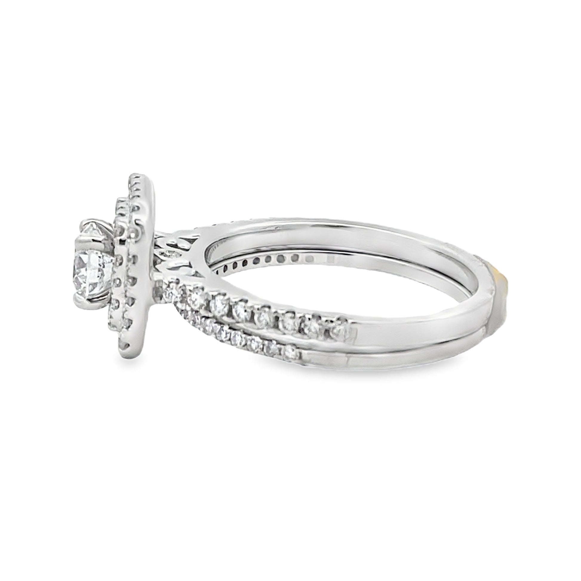 Lab Grown Diamond Fashion band rings 14KT White Gold Bids.com