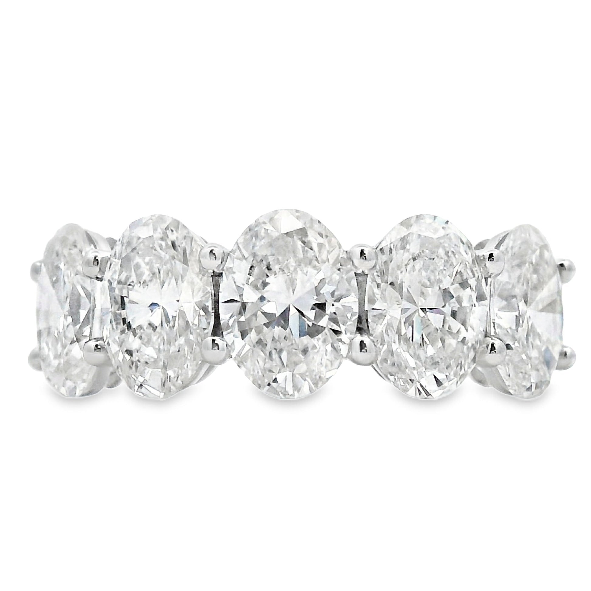 Lab Grown Diamond Wedding Band Ring 10KT White Gold Bids.com