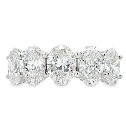 Lab Grown Diamond Wedding Band Ring 10KT White Gold Bids.com