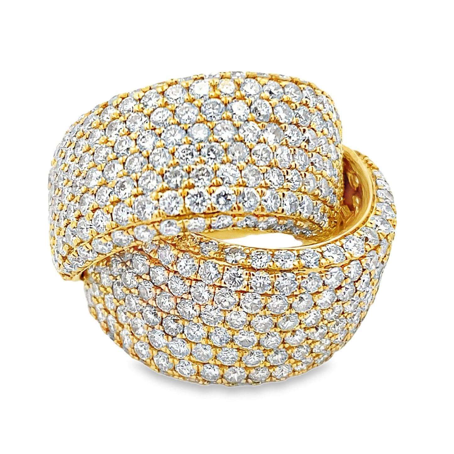 Genuine 5.65ct Diamond Ring 18KT Yellow Gold Bids.com
