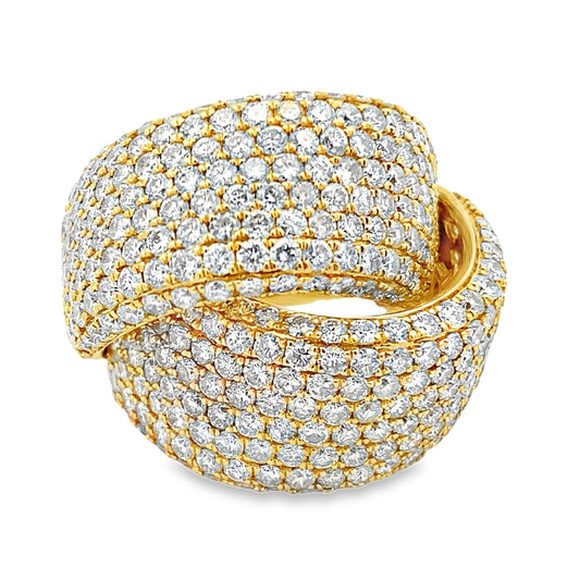 Genuine 5.65ct Diamond Ring 18KT Yellow Gold Bids.com