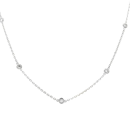 1.00ct Lab Grown Diamond Dia by yard Sterling Silver Bids.com