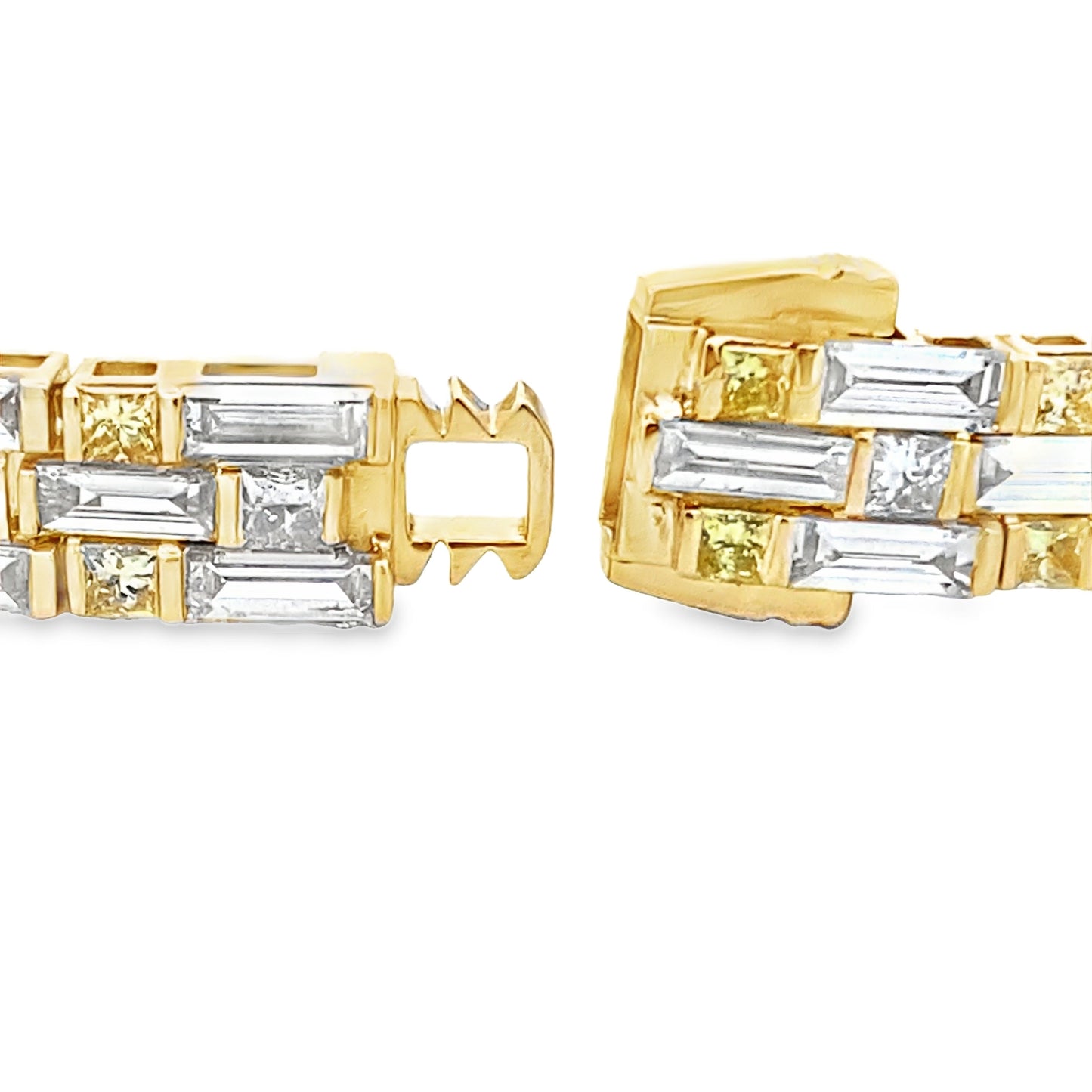 Lab Grown Diamond Tennis Bracelet 14KT Yellow Gold Bids.com