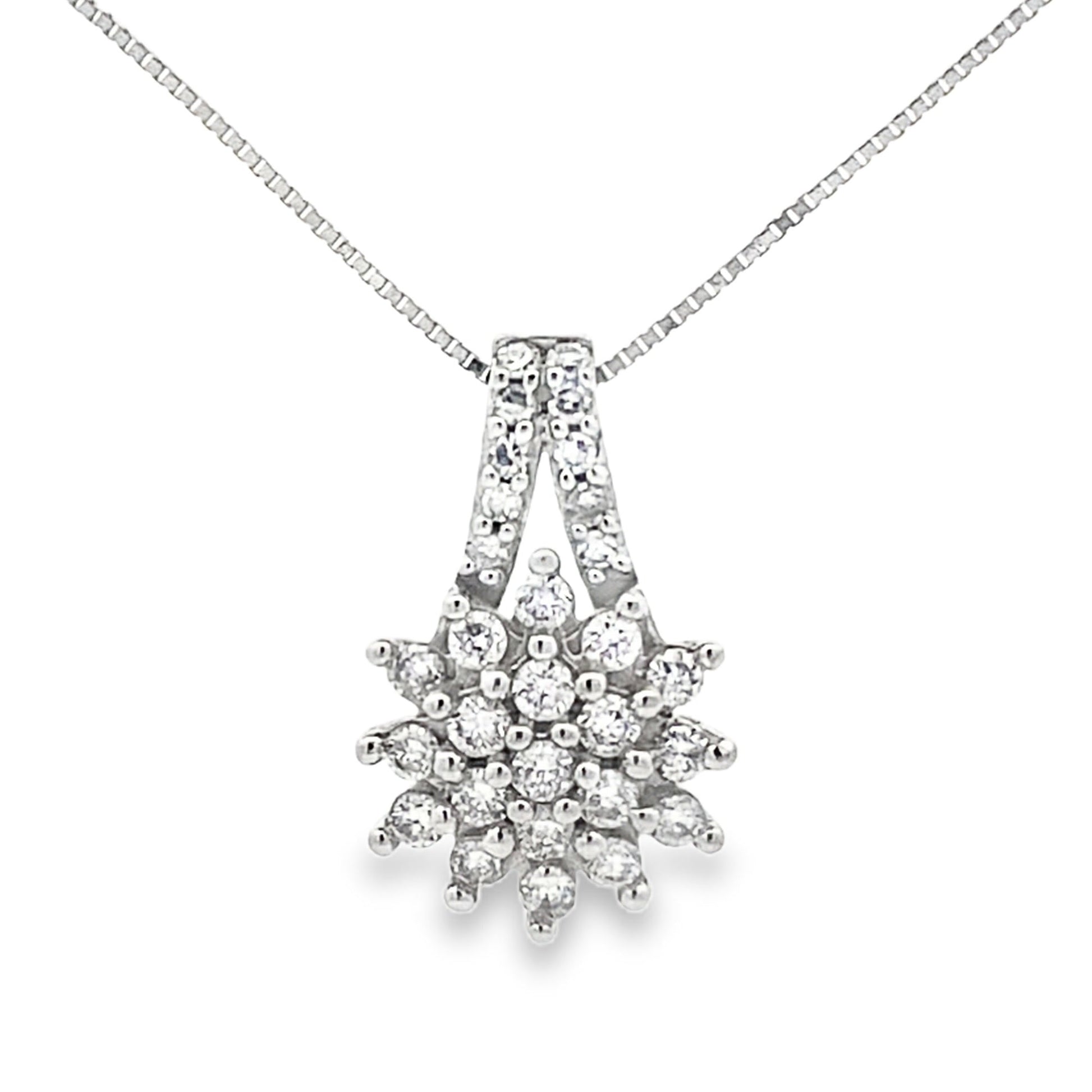 Lab Grown Diamond Fashion Pendants 10KT White Gold Bids.com