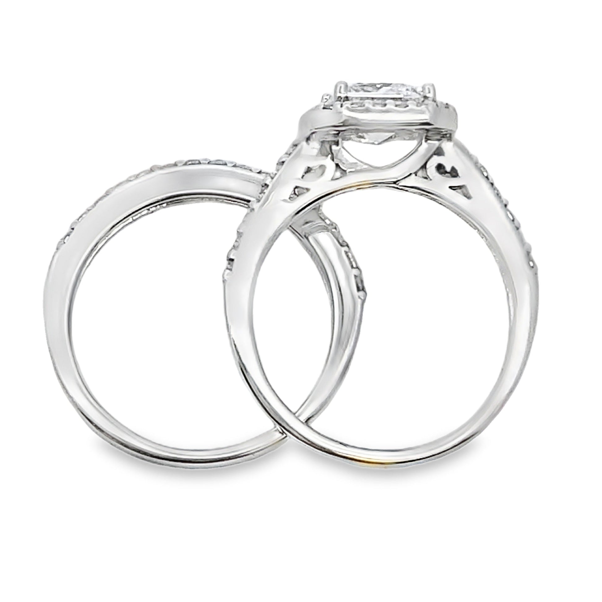 Genuine Cubic Zirconia CZ SS Bridal Sterling Silver Bids.com