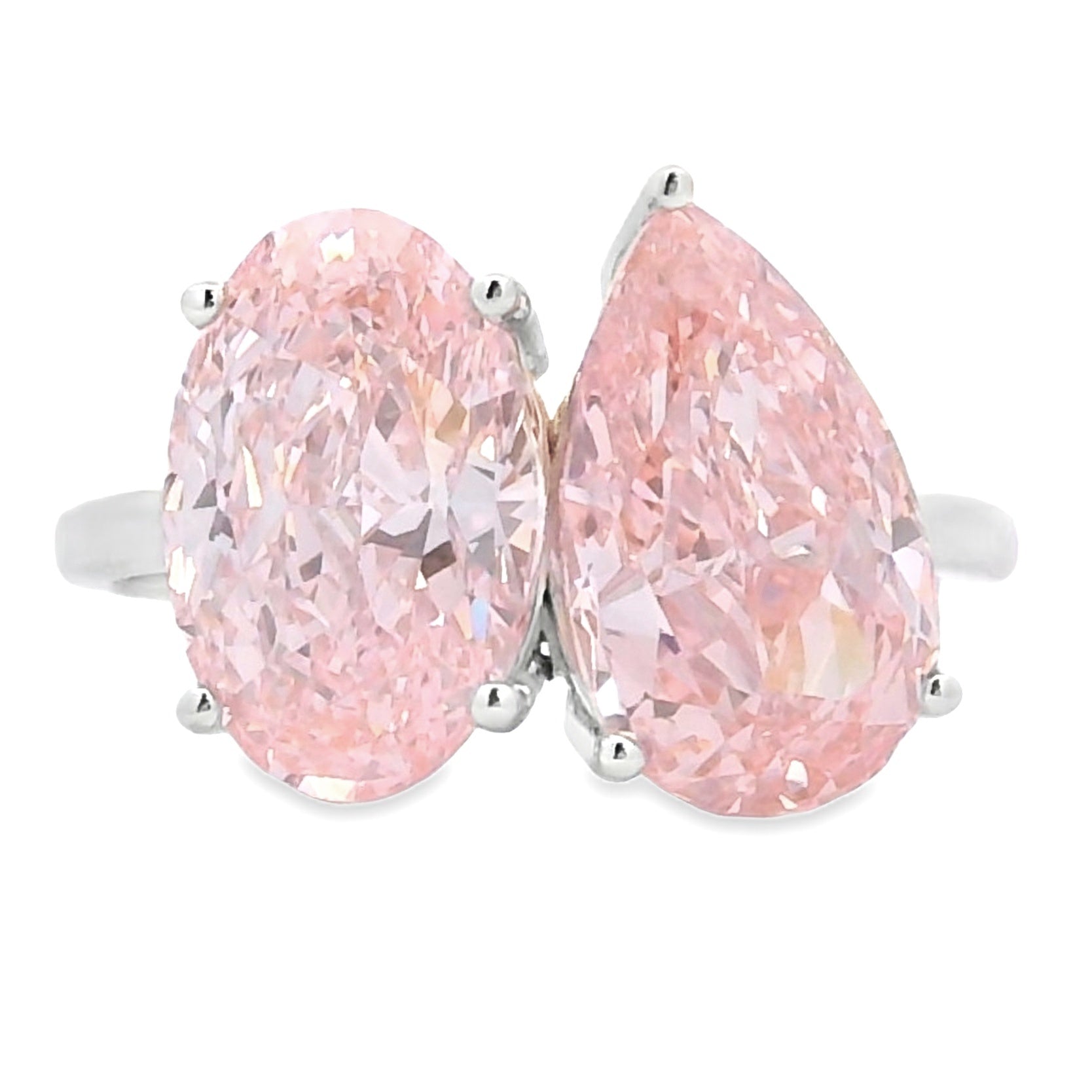 Natural 5.50ct Lab Grown Diamond Ring 14KT White Gold Bids.com