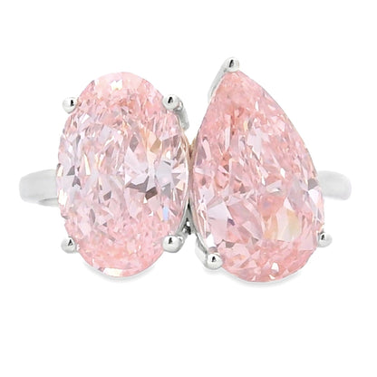 Natural 5.50ct Lab Grown Diamond Ring 14KT White Gold Bids.com
