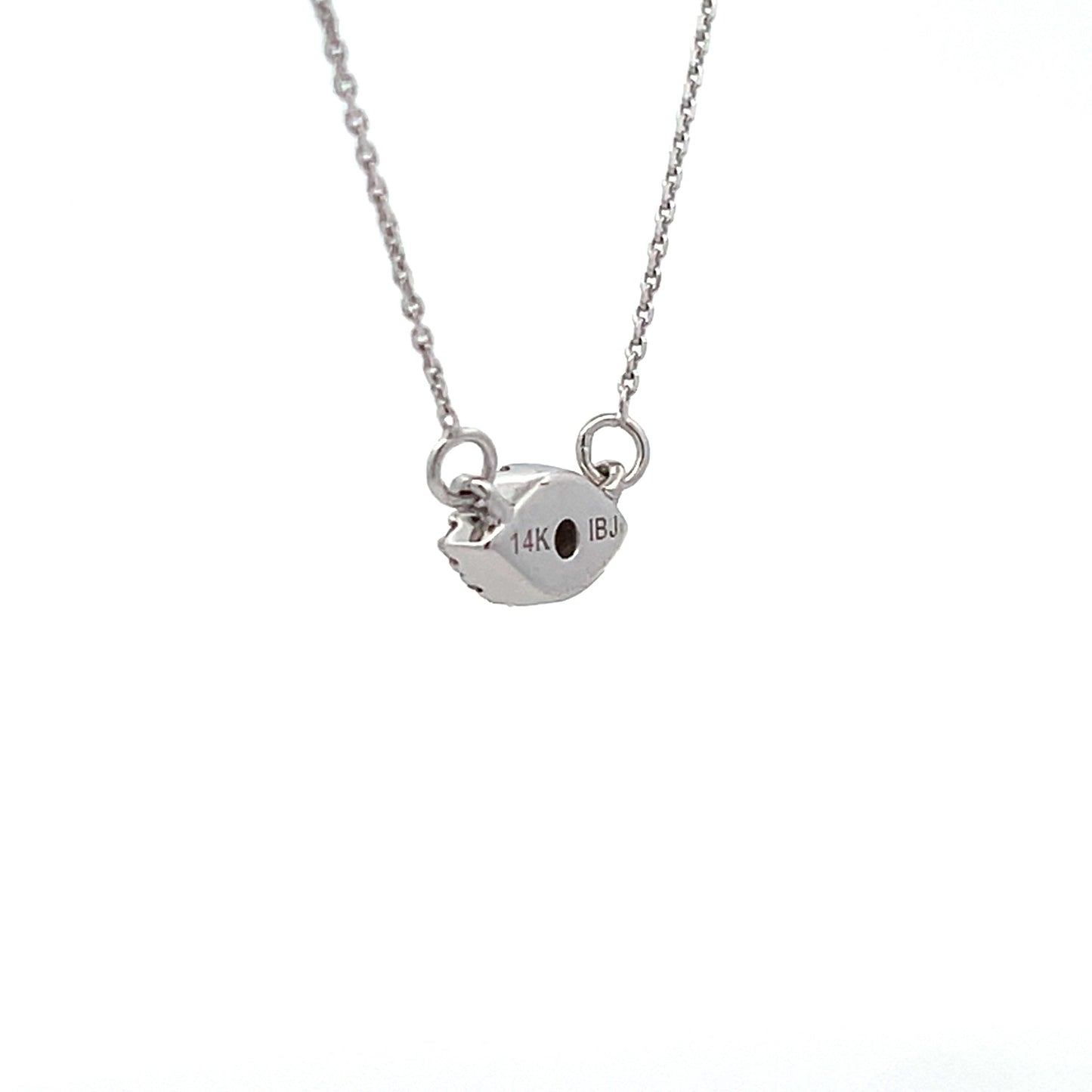 .14ct Sapphire Diamond Fashion Pendants 14KT White Gold Bids.com