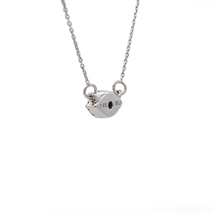 .14ct Sapphire Diamond Fashion Pendants 14KT White Gold Bids.com
