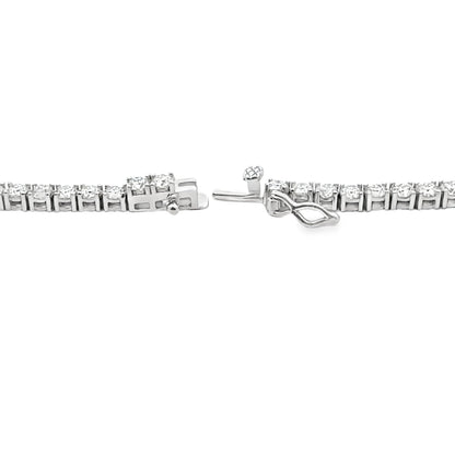 15.14ct Moissanite Tennis Necklace Sterling Silver Bids.com