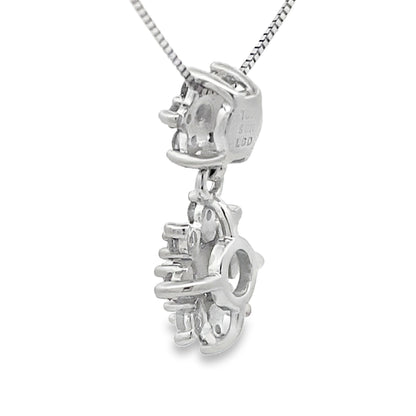 Lab Grown Diamond Fashion Pendants 10KT White Gold Bids.com