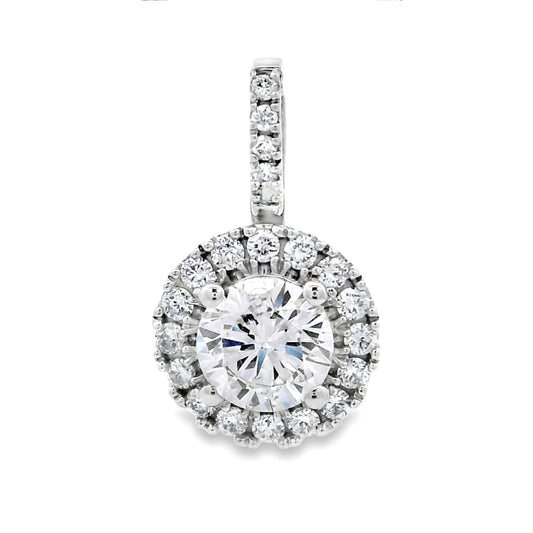 Lab Grown Diamond Fashion Pendants 10KT White Gold Bids.com