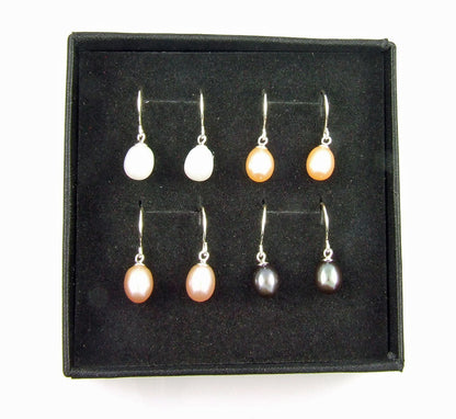 Natural Fresh Water Pearl Jewelry sets Sterling Silver Bids.com