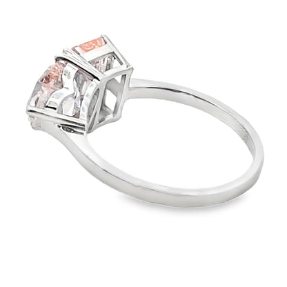 Natural 4.00ct Lab Grown Diamond Ring 14KT White Gold Bids.com