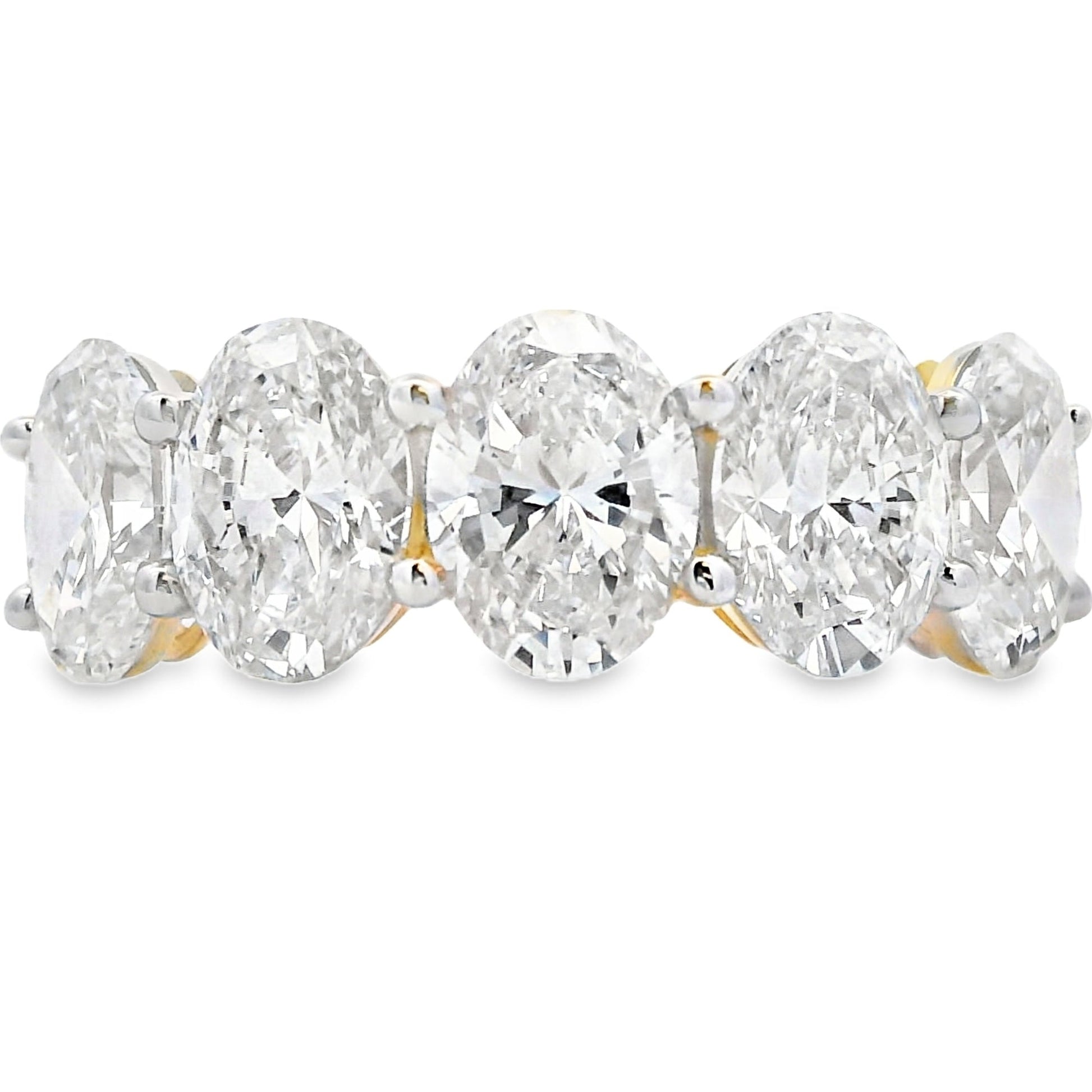 Lab Grown Diamond Wedding Band Ring 10KT Yellow Gold Bids.com
