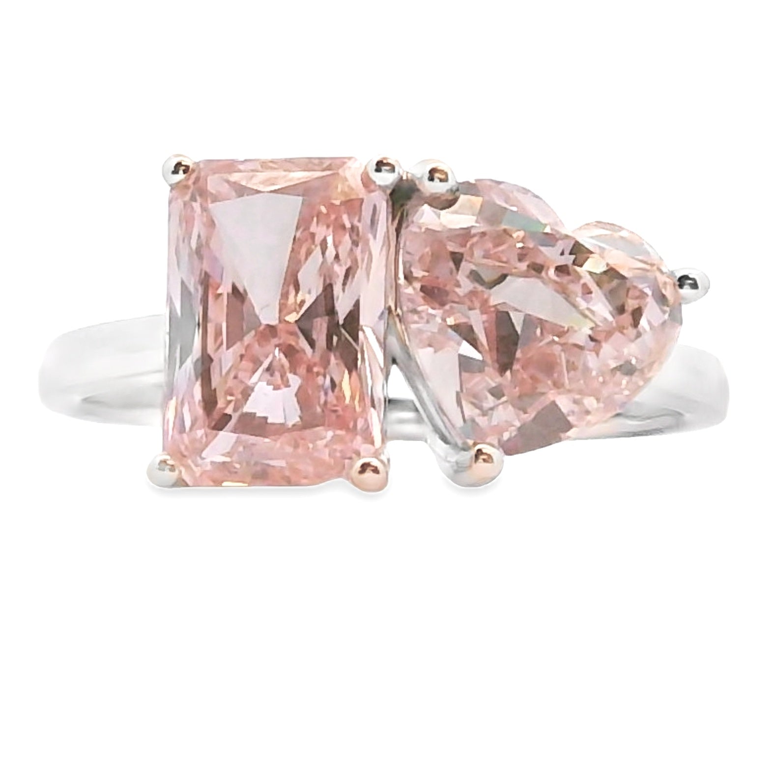 Natural 4.00ct Lab Grown Diamond Ring 14KT White Gold Bids.com