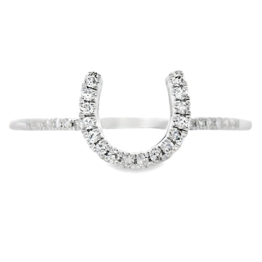 Natural .10ct Diamond Ring 14KT White Gold Bids.com