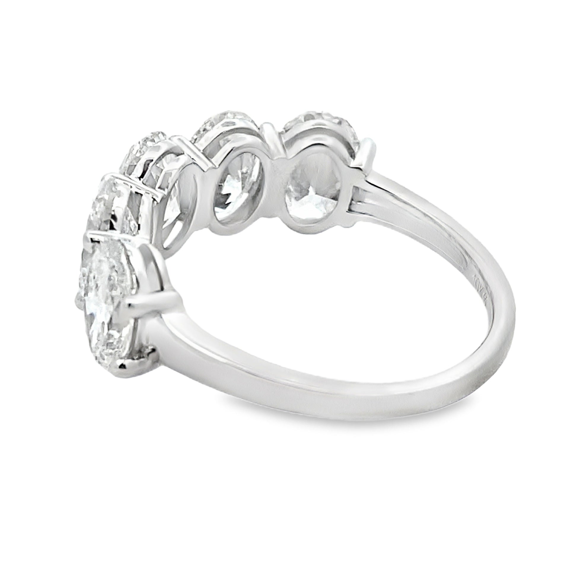 Lab Grown Diamond Wedding Band Ring 10KT White Gold Bids.com