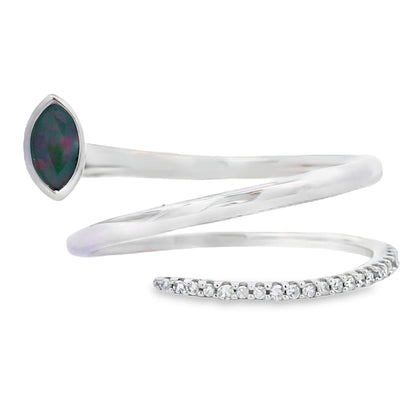 Natural .79ct Ruby Diamond Ring 14KT White Gold Bids.com