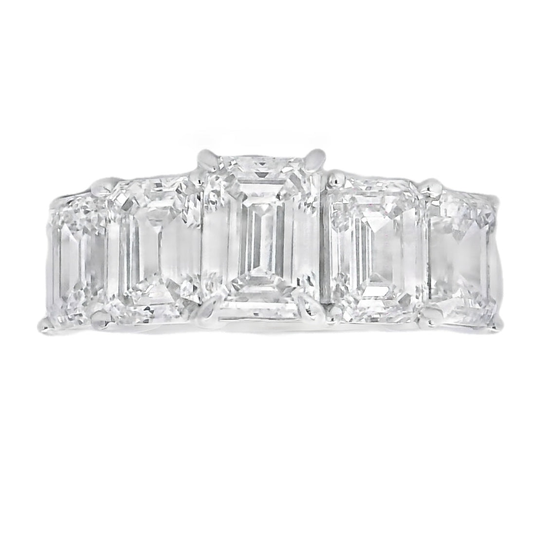 4.00ct Lab Grown Diamond Eng Only 14KT White Gold Bids.com