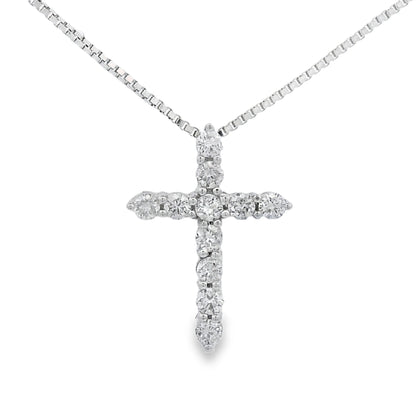 .15ct Diamond Cross Religious Pendant 14KT Yellow Gold Bids.com